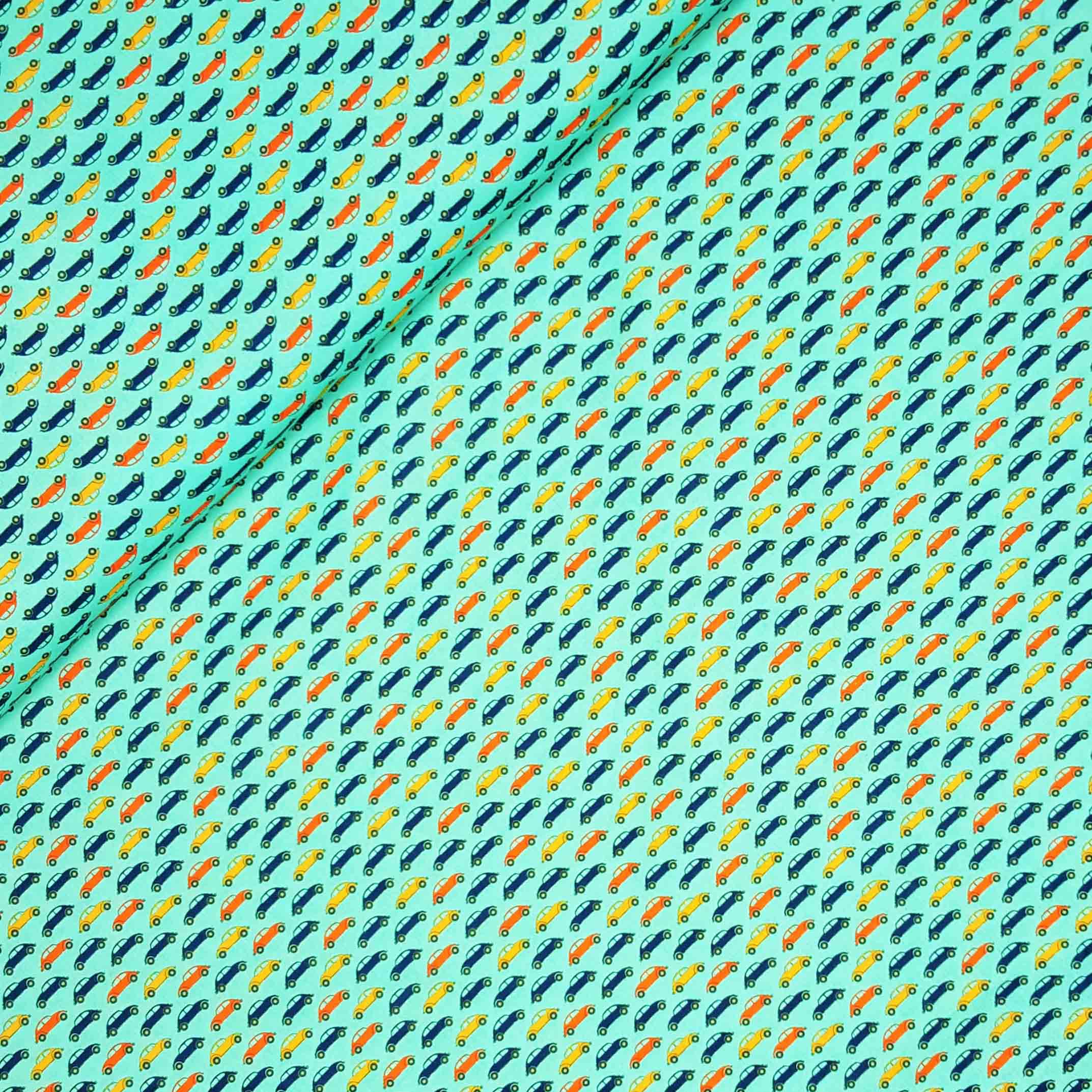 Crooz'n blauw katoen